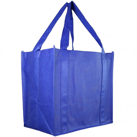 Royal Blue Logo Shopping Tote Bags